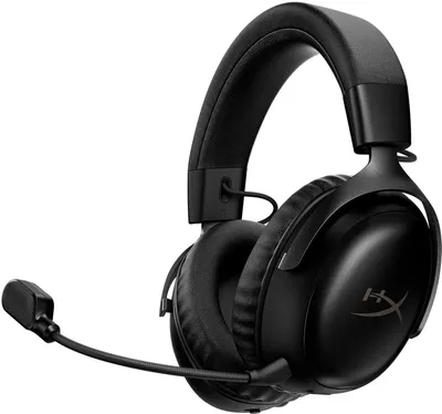 A59YZAA - Гарнитура, HyperX, A59YZAA, Cloud III S Wireless, Микрофон съёмный гибкий, Динамики 53 мм, 64 Ом, 20-20000 гц, Беспроводные, Чёрный