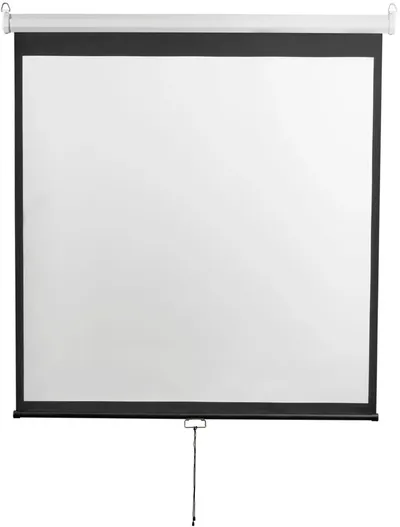 Экран настенно-потолочный Digis - Optimal-D, 310x308 см, (рабочая поверхность 300x300 см), 1:1, ручное управление, DSOD-1108