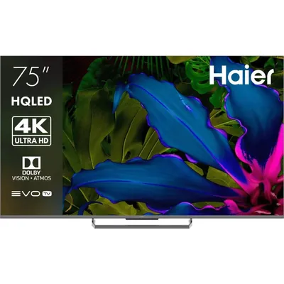 Телевизор Haier DH1WVJD02RU, 75", QLED, 4K Ultra HD, 144Hz, Smart TV