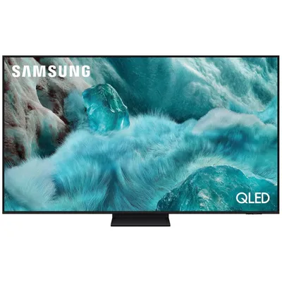 Телевизор Samsung QLED TV QE65Q7F5AUXRU, 65', QLED, 4K 3840x2160, 60Hz, Tizen Smart TV, 20W, Tuner (DVB-T2/C/S2, PAL,SECAM), HDMI, USB, CI+, Wi-Fi, BT, LAN, Black