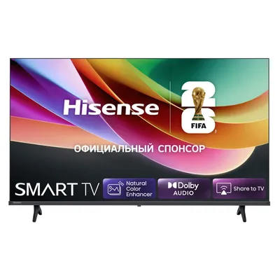 Телевизор Hisense 32A4S, 32", LED, HD, Smart TV, WiFi