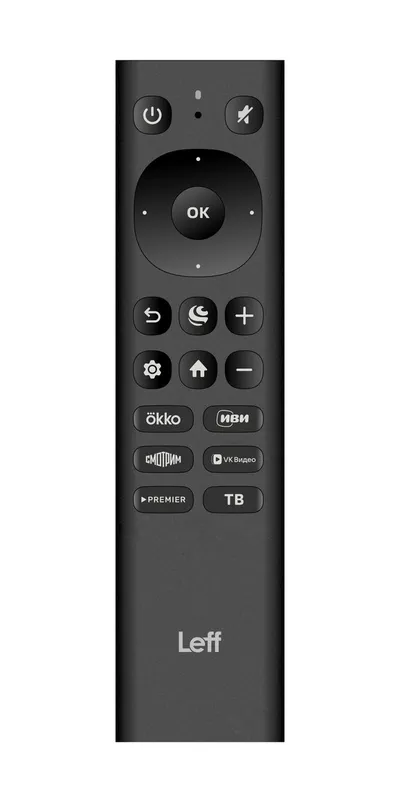 Leff Телевизор 43F690T, Smart TV, Dolby Digital 43" Full HD, черный, черный матовый
