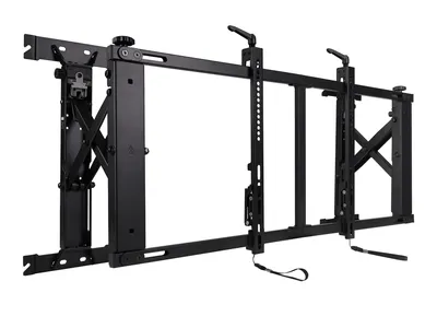 Настенное крепление для видеостен Wize Pro VW50 черный, для 45"-50", Max VESA 600x400 мм, до 70 кг, расстояние от стены 8-27 см, вертикальное/горизонтальное выравнивание