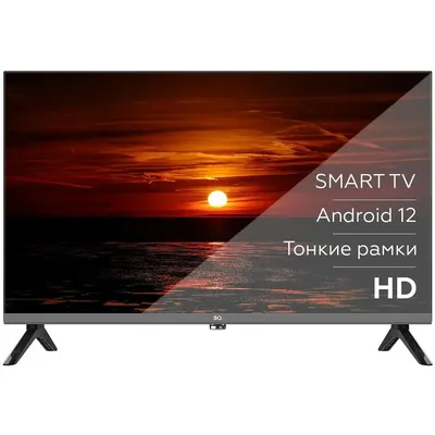 Телевизор 24'' BQ 24FS34B, 1366x768, Smart TV, черный (24FS34B)