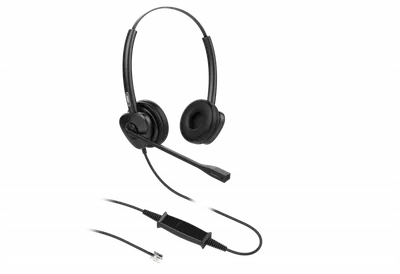 Гарнитура Fanvil HT302, QD на RJ9, кожзам, HD Audio